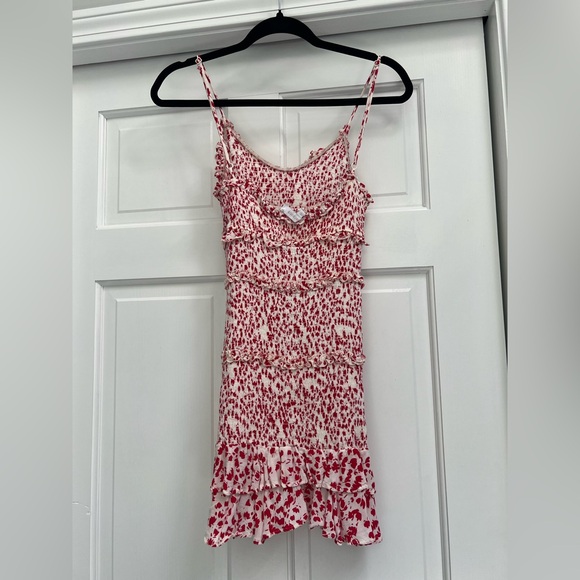 Red/white rouched mini - Picture 2 of 4